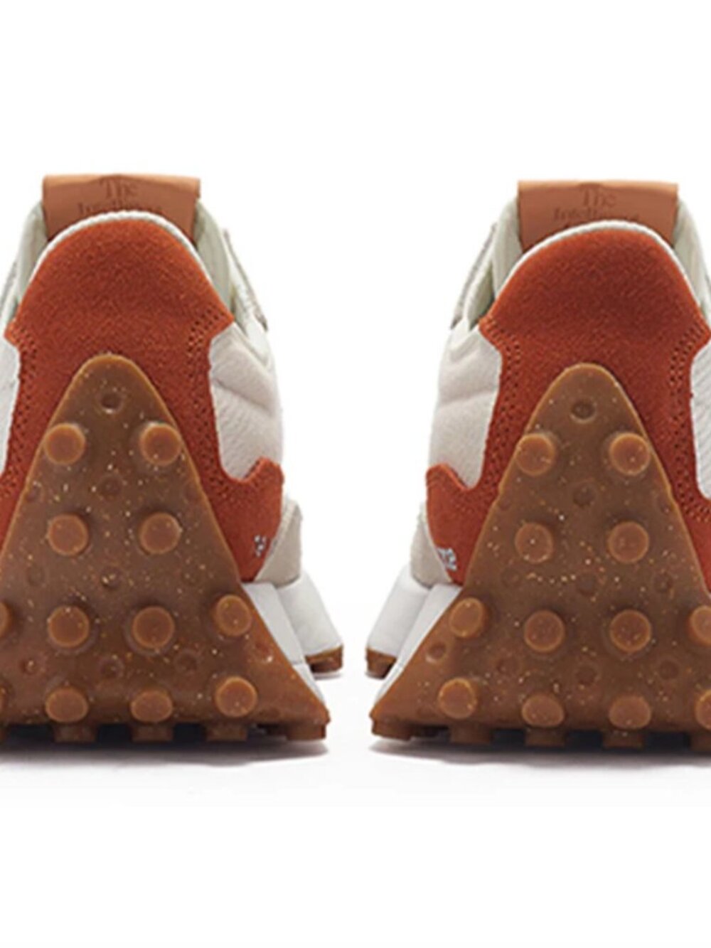 NEW BALANCE 327 Suede And Mesh Sneakers Color Sea Salt Rust Womens 7.5US NWT - Picture 11 of 11